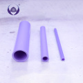TYGLASS Manufacturer suppliers Hot  Milky Violet lead free blowing cut borosilicate glass tube colored